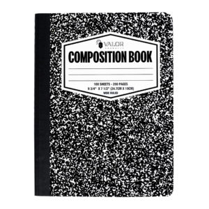 Composition books, hard cover | Package size: EA