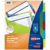Binder Dividers with pockets | Package size: Pack