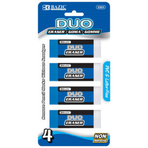 Erasers, large, latex free | Package size: Pack