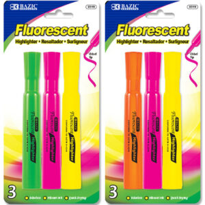 Highlighters, various colors | Package size: Pack