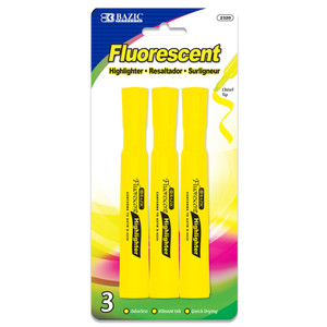 Highligters, yellow | Package size: Pack
