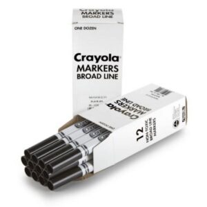 Markers, non-toxic, black | Package size: Box