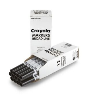 Markers, non-toxic, black | Package size: Box