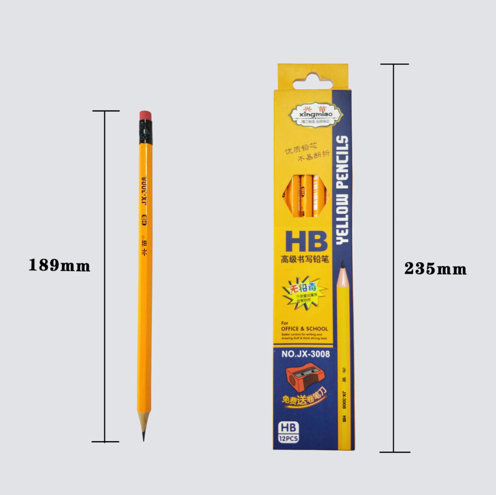 #2 Pencils, (pre-sharpened) | Package size : 12 per Pack