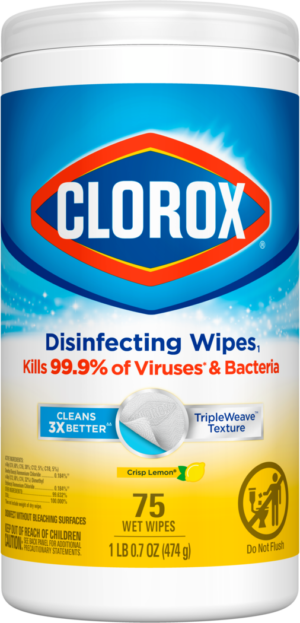 Disinfecting Bleach-Free Cleaning Wipes | Package size: 85 Wipes per Pack